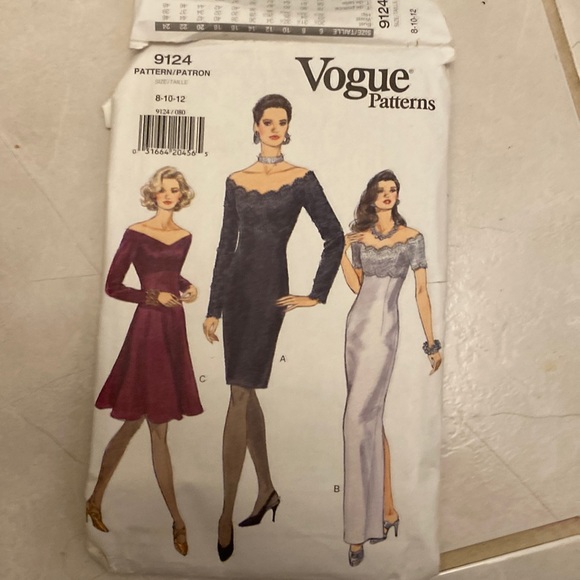 Vogue pattern from 1980’s . - Picture 1 of 2